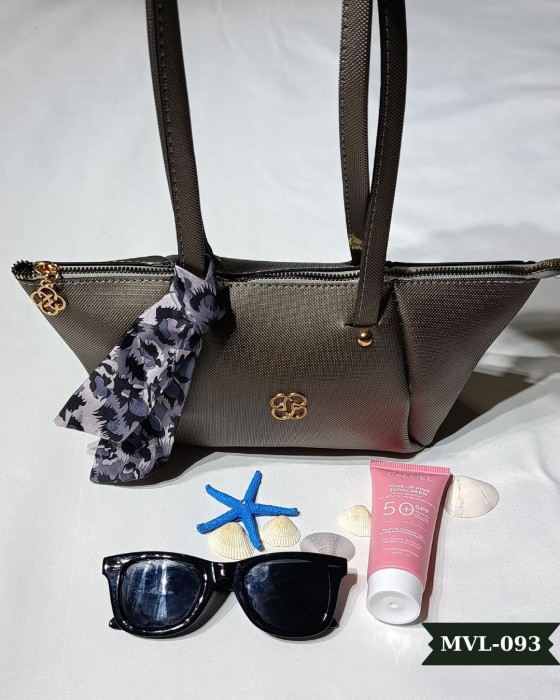 Vizon Fularlı Omuz Çantası